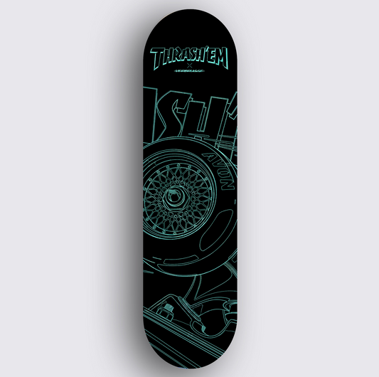 THRASH'em Deck 3-piece Skatewheel