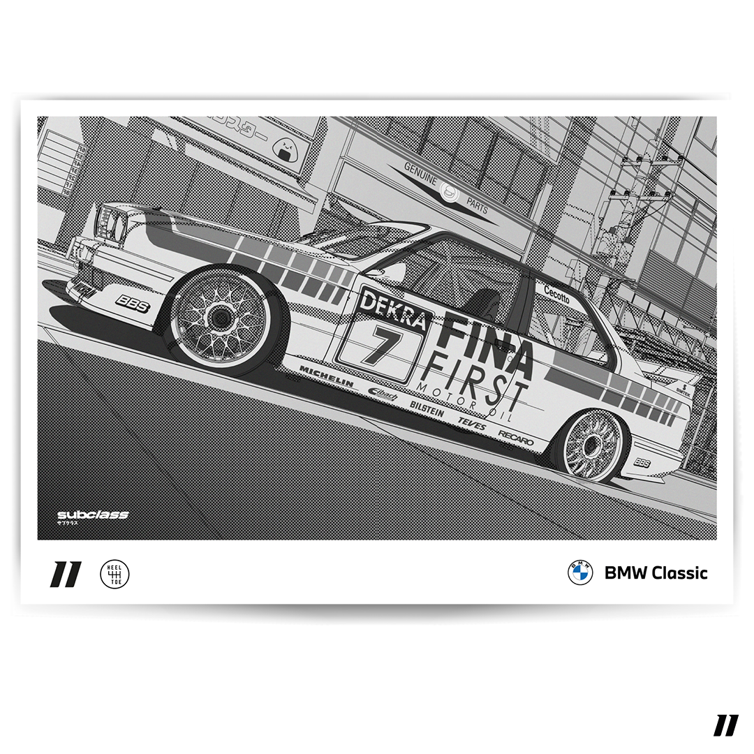 PUSH PUSH PUSH E30 DTM Poster